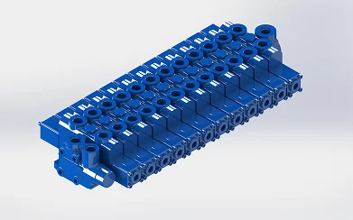 Válvula direccional hidráulica de 12 carretes, GCJX-G15L