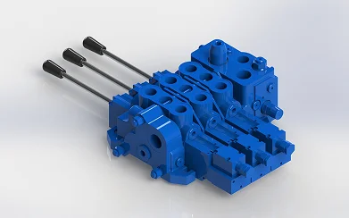 Manifold hidráulico con detección de carga