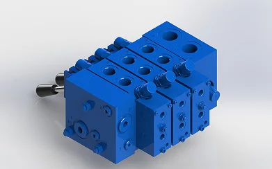 Manifold hidráulico con detección de carga