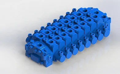 Válvula direccional de 8 carretes, GCJX-G25L