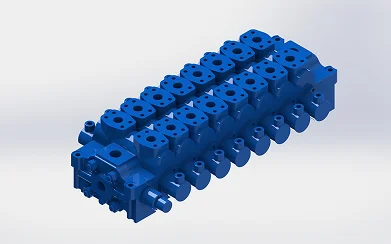Válvula direccional de 8 carretes, GCJX-G32B