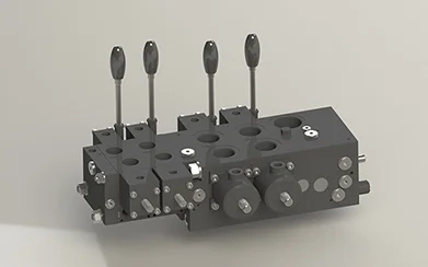 Manifold hidráulico con conexión roscada, LT-PSV-5-3