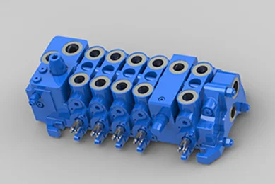 Manifold hidráulico con detección de carga, Manifold hidráulico con detección de carga, QFZMG32H