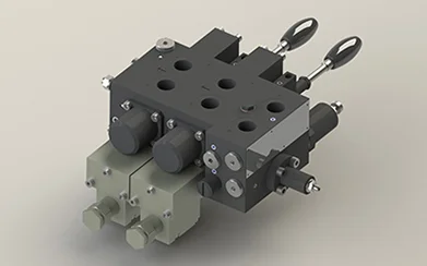 Manifold hidráulico con conexión roscada, LT-PSL-3