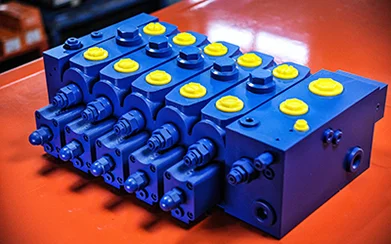 Manifold hidráulico con conexión bridada, QFZMG28H