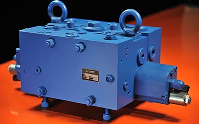 Manifold hidráulico con conexión bridada, QFZMG32H