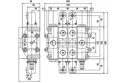 Plano de dimensiones